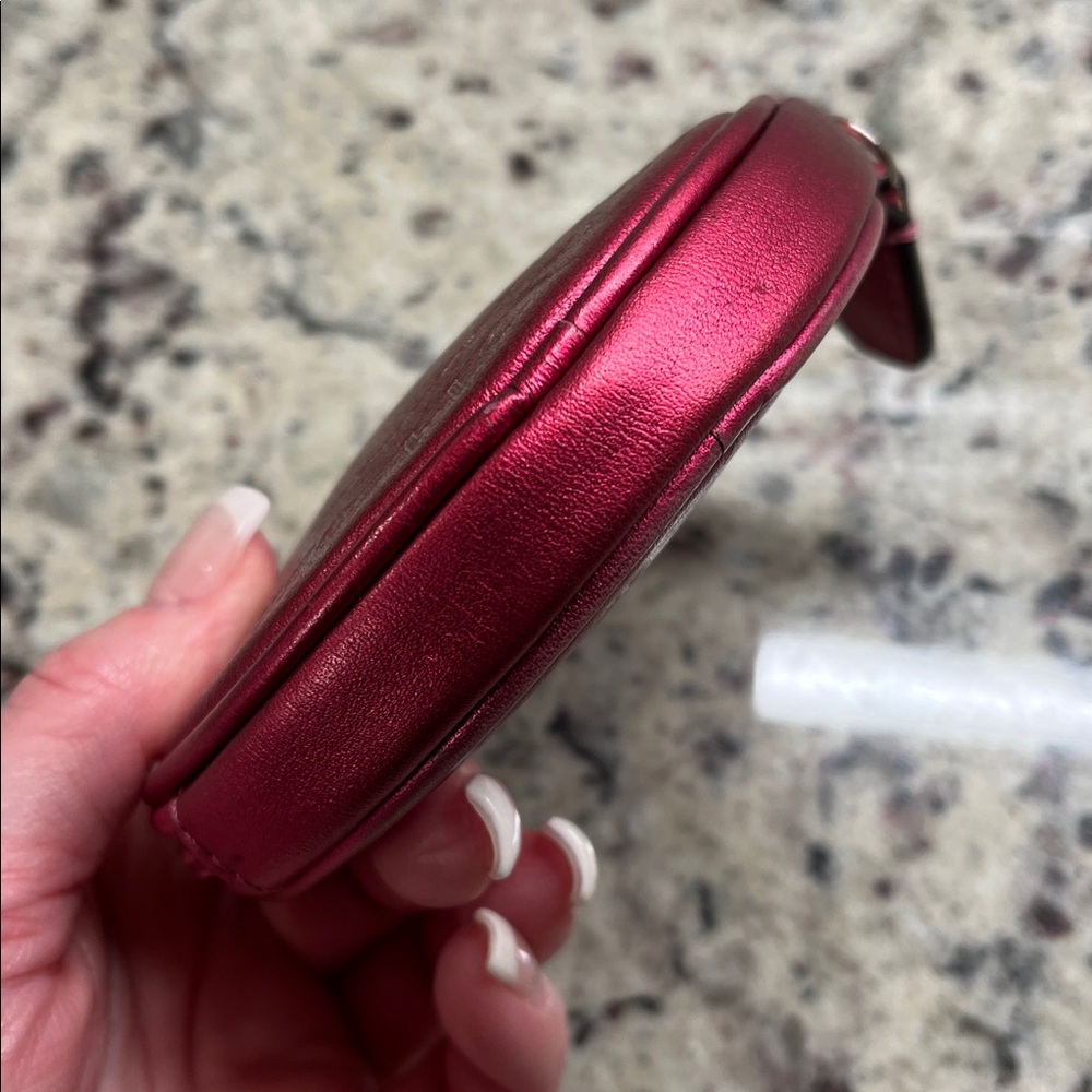 Coach 1941 Metallic Raspberry Coin Purse EUC - Picture 7 of 11